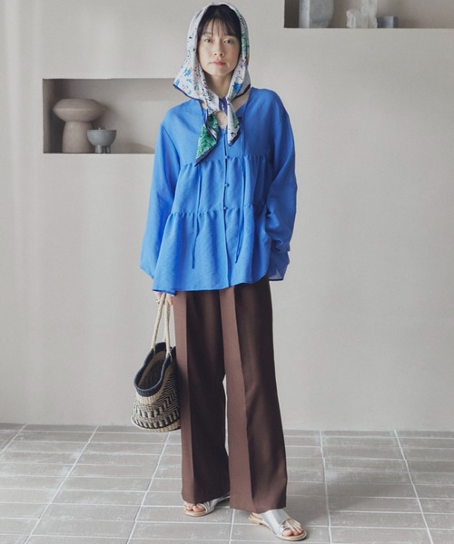 「DOUX ARCHIVES」 イージーパンツ 36 イエロー レディース_画像5