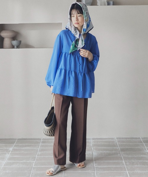 「DOUX ARCHIVES」 イージーパンツ 36 イエロー レディース_画像8