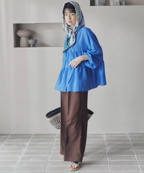 「DOUX ARCHIVES」 イージーパンツ 36 イエロー レディース_画像9