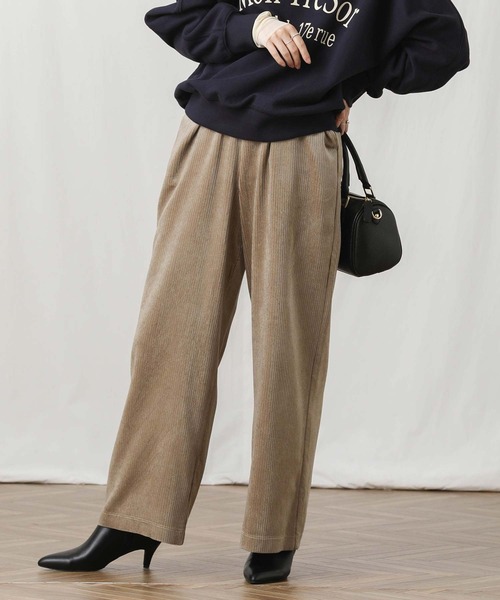 「Gready Brilliant」 「AuieF」イージーパンツ 38 ブルー レディース_画像2