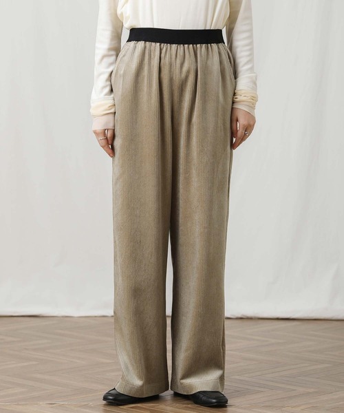 「Gready Brilliant」 「AuieF」イージーパンツ 38 ブルー レディース_画像4