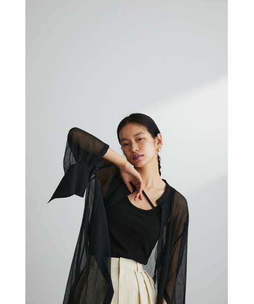 「STYLEMIXER」 長袖ブラウス FREE ベージュ レディース_画像5