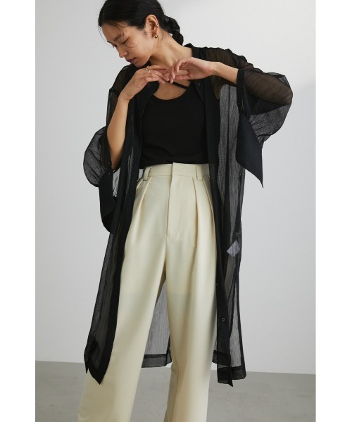 「STYLEMIXER」 長袖ブラウス FREE ベージュ レディース_画像6