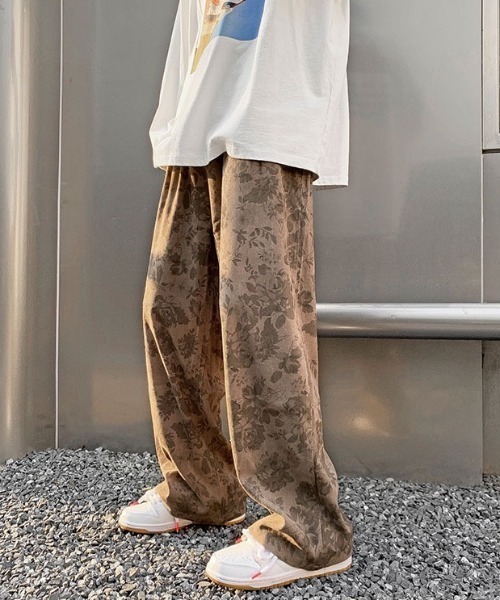 「B.R.U」 イージーパンツ M ダークグレー メンズ_画像9