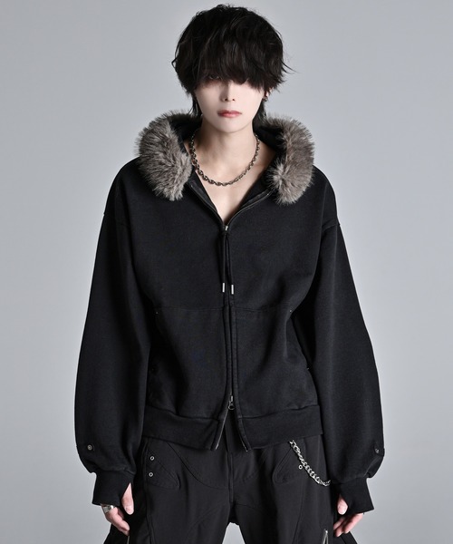 ADRER(アドラー) パーカー Detachable Fur Short Full-Zip Parkar ADRER(アドラー) パーカー Detachable Fur Short Full-Zip Parkar