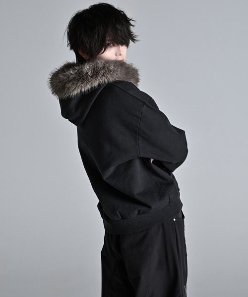 ADRER（アドラー） パーカー Detachable Fur Short Full-Zip Parkar