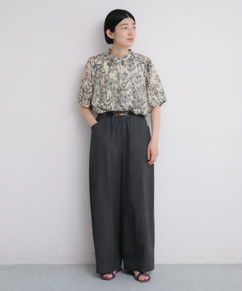 NOMBRE IMPAIR（ノンブルアンペール） ブラウス シャツ 半袖 ビッグ