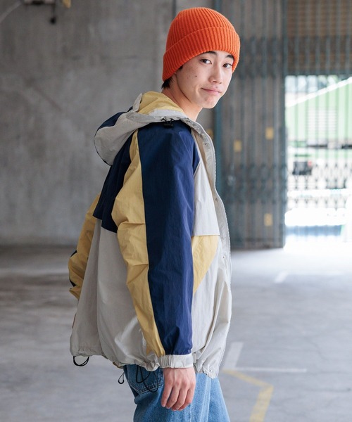 niko and…（ニコアンド） ナイロンブルゾン LARGE グリーン メンズ