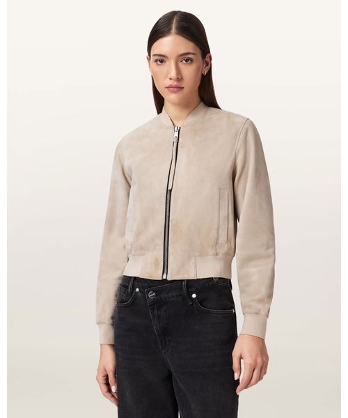 ALLSAINTS（オールセインツ） ma1 ma-1 ORTEN SUEDE BOMBER JACKET