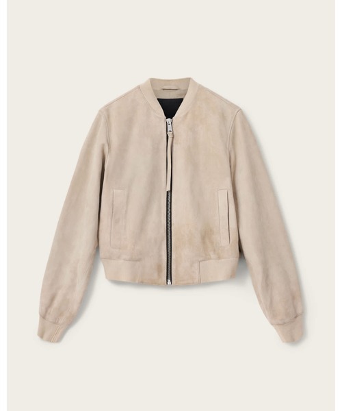 ALLSAINTS スエードボンバージャケット S ALLSAINTS（オールセインツ）の「KEMBLE SUEDE BOMBER JACKET | KEMBLE
