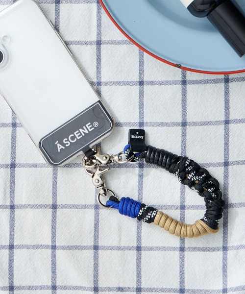 A SCENE（エーシーン） スマホショルダー DESIGN PARACORD MINI STRAP