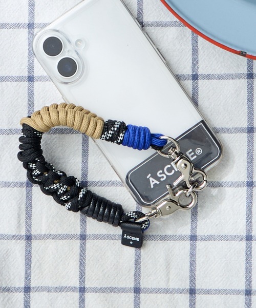A SCENE（エーシーン） DESIGN PARACORD MINI STRAP デザイン パラ