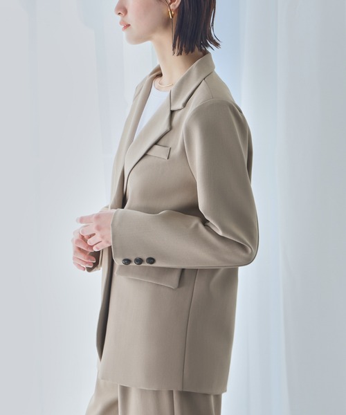 「Flolia」 パンツスーツ FREE ベージュ レディース_画像8