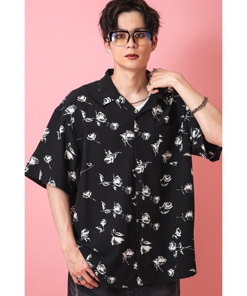 「ankoROCK」 半袖シャツ ONE SIZE ブラック メンズ_画像5