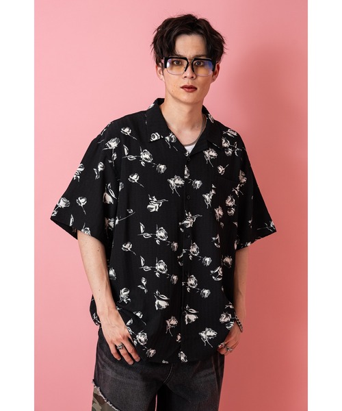 「ankoROCK」 半袖シャツ ONE SIZE ブラック メンズ_画像6