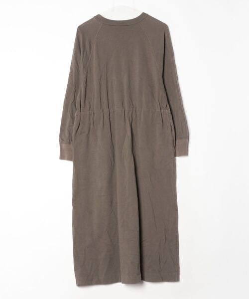 「human woman」 長袖ワンピース MEDIUM カーキ レディース_画像2