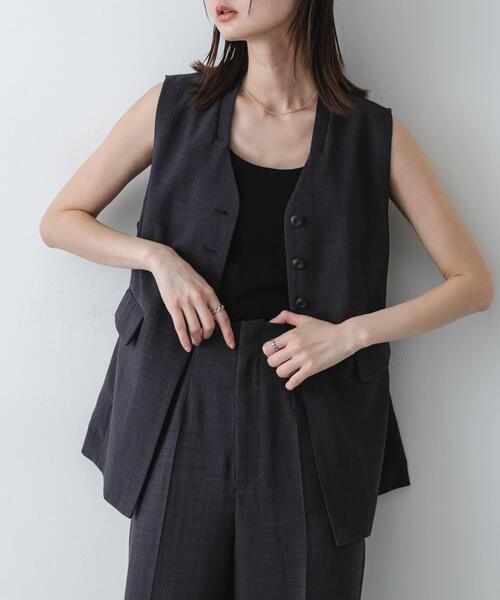 SENSE OF PLACE by URBAN RESEARCH ベスト ジレ 「UR TECH DRYLUXE