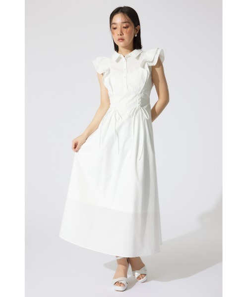 「rienda」 シャツワンピース SMALL ネイビー レディース_画像3