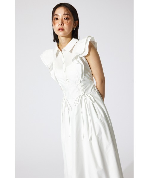 「rienda」 シャツワンピース SMALL ネイビー レディース_画像5