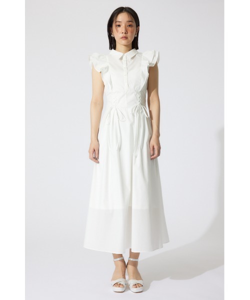 「rienda」 シャツワンピース SMALL ネイビー レディース_画像7