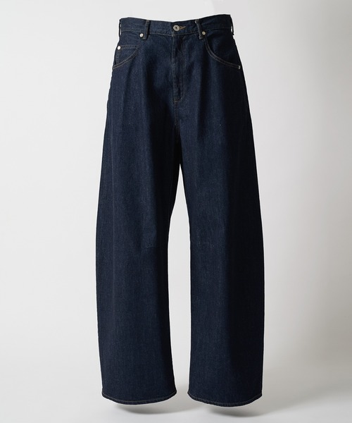 ジーンズ 「STUDIOUS」Barrel Denim pants メンズ