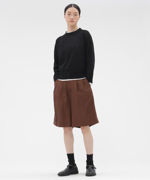 ハーフパンツ パンツ MATT SILK TROUSERS レディースの画像