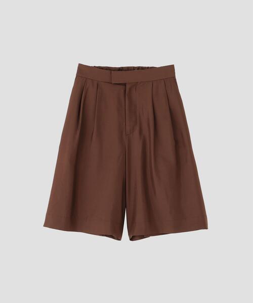 ハーフパンツ パンツ MATT SILK TROUSERS レディースの画像