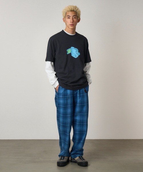 「Gramicci」 デニムパンツ L インディゴブルー メンズの画像
