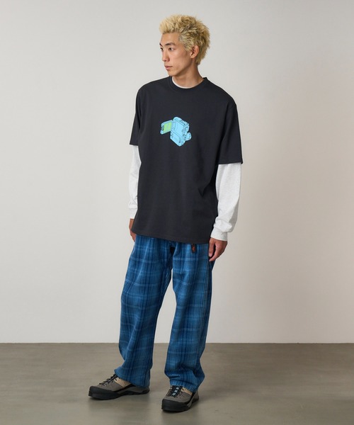 「Gramicci」 デニムパンツ L インディゴブルー メンズの画像