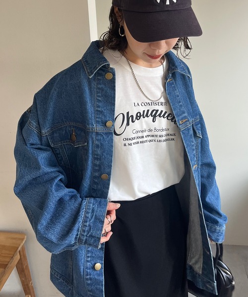 「DISCOAT」 長袖カットソー FREE ホワイト レディース_画像3