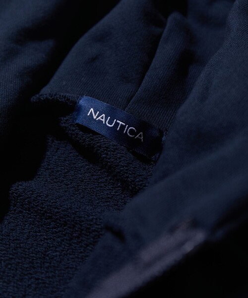 「NAUTICA」 ジップアップパーカー SMALL グレー メンズの画像