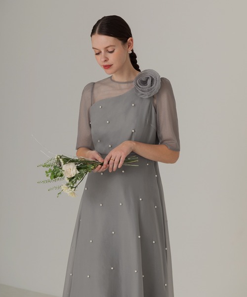 「Leja」 コンビワンピース MEDIUM ブルー レディース