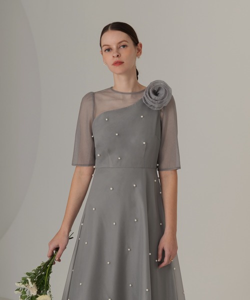 「Leja」 コンビワンピース MEDIUM ブルー レディース