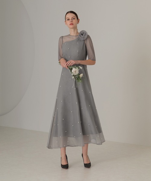 「Leja」 コンビワンピース MEDIUM ブルー レディース