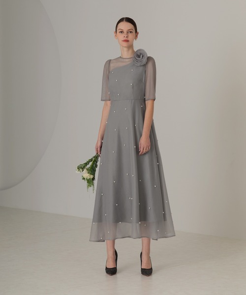 「Leja」 コンビワンピース MEDIUM ブルー レディース