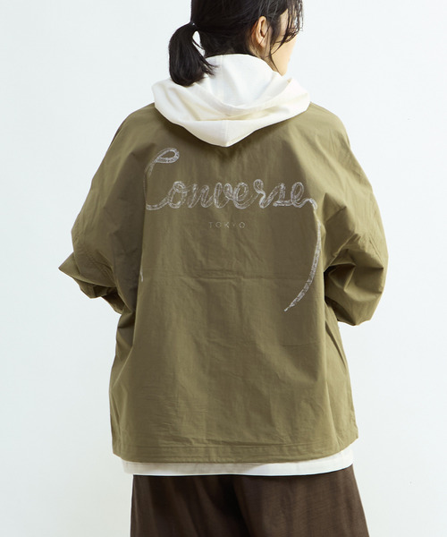 CONVERSE TOKYO ブルゾン アウター SPINDLE LOGO PRINT BLOUSON 