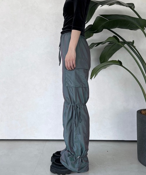 「musubore」 パンツ 0 ブラック レディース_画像2