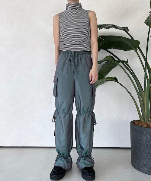 「musubore」 パンツ 0 ブラック レディース_画像5