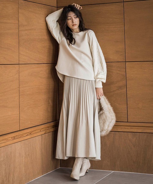 「MAYSON GREY」 フレアスカート M グリーン レディース_画像8