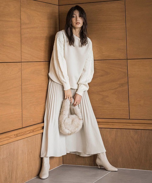 「MAYSON GREY」 フレアスカート M グリーン レディース_画像9