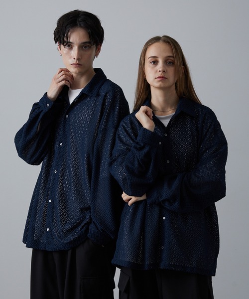 CLEL（クレイル） 長袖シャツ S ネイビー メンズ : ZOZOTOWN Yahoo!店