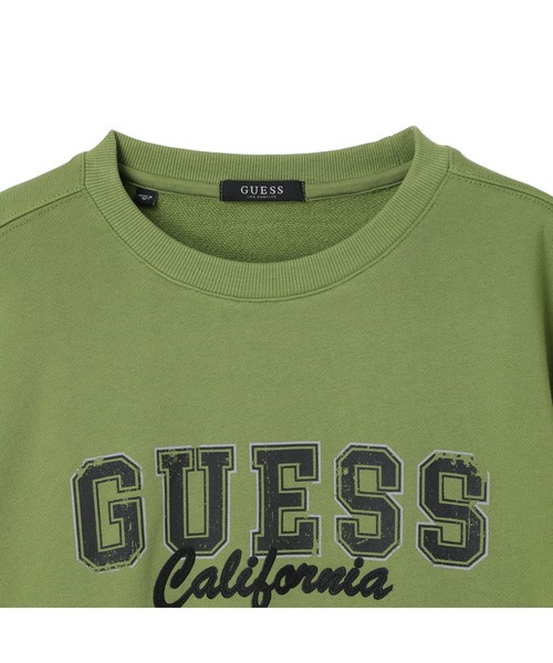 「Guess」 スウェットカットソー SMALL ホワイト メンズ_画像4