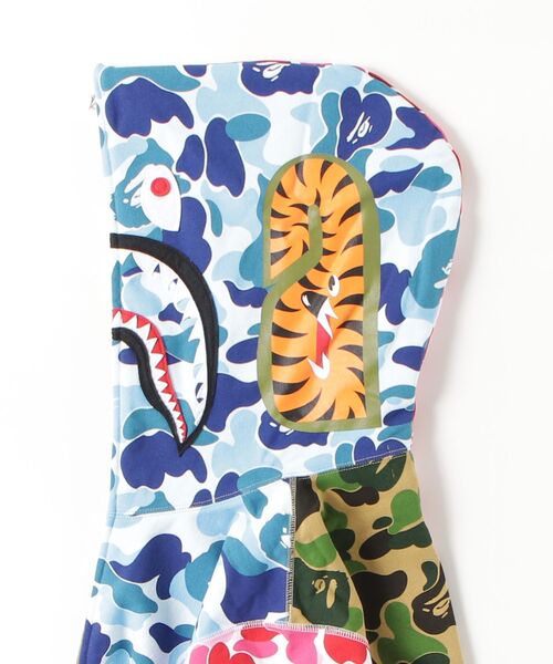パーカー ABC CAMO CRAZY SHARK FULL ZIP HOODIE メンズ レディースの画像