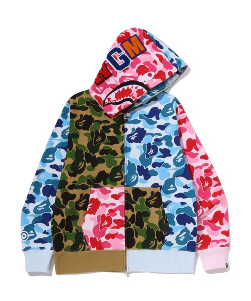 パーカー ABC CAMO CRAZY SHARK FULL ZIP HOODIE メンズ レディースの画像