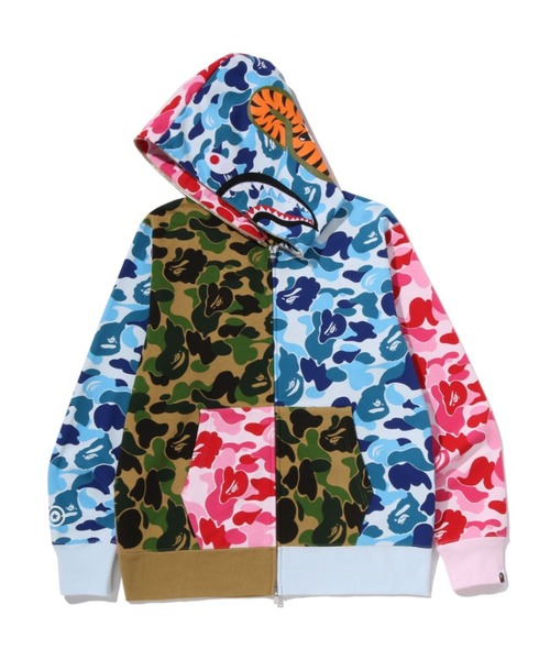 パーカー ABC CAMO CRAZY SHARK FULL ZIP HOODIE メンズ レディースの画像