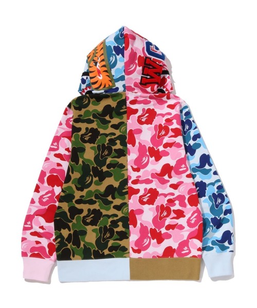 パーカー ABC CAMO CRAZY SHARK FULL ZIP HOODIE メンズ レディースの画像