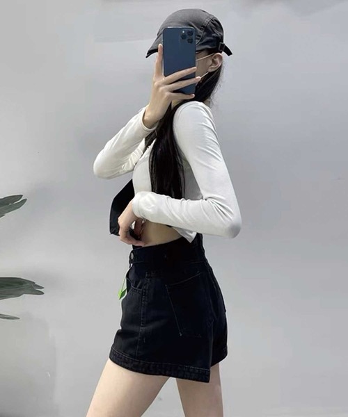 「SPIGA」 オーバーオール SMALL ダークブルー レディース_画像3