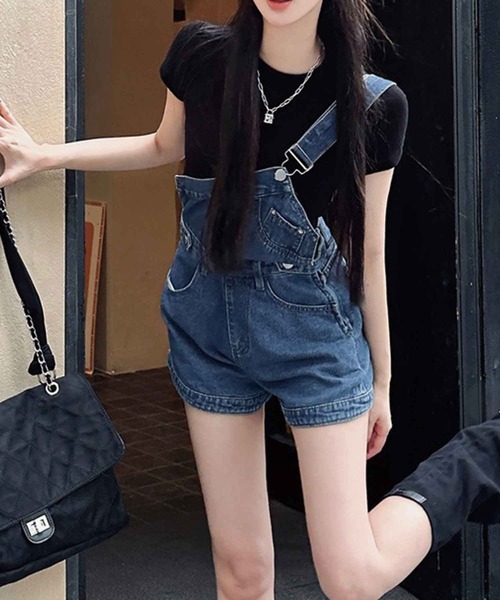 「SPIGA」 オーバーオール SMALL ダークブルー レディース_画像8