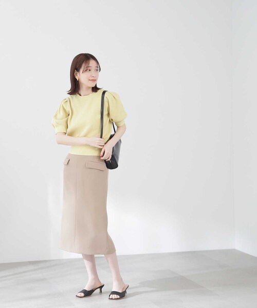 「N.(N. Natural Beauty Basic)」 スカート SMALL ブルー レディース_画像7