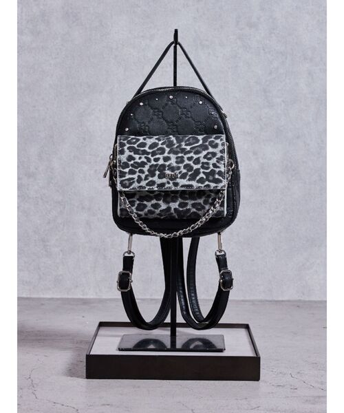 GYDA（ジェイダ） デイバック リュック ミニ GYDA leopard bijou 5WAY